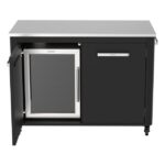 LETNA KUHINJA COZZE OMARA Z INOX POLICO + HLADILNIK 90526+90540