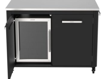 LETNA KUHINJA COZZE OMARA Z INOX POLICO + HLADILNIK 90526+90540