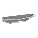 MARKIZA, TENDA NATERIAL CALIMA 400X300 CM BELO/SIVA, ROČNA – belosiva rocna
