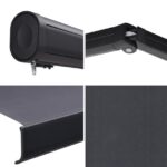 MARKIZA, TENDA NATERIAL LOBY 300X200 CM, SIVA ROČNA, KASETNA – rocna