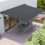 MARKIZA, TENDA NATERIAL LOBY 300X200 CM, SIVA ROČNA, KASETNA – rocna