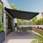 MARKIZA, TENDA NATERIAL LOBY 300X200 CM, SIVA ROČNA, KASETNA – rocna