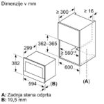 MIKROVALOVNA PEČICA BOSCH BER7321B1 – pecica