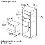 MIKROVALOVNA PEČICA BOSCH BER7321B1 – pecica