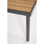 Miza NIAGARA 190X90, sodobno in trpežno mizo odlikuje prašno barvan aluminijast okvir s poliestrsko zaščito, ki zagotavlja odlično odpornost proti