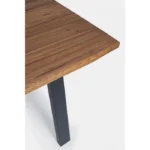 Miza OSLO 200X100, mizna plošča je izdelana iz kakovostnega akacijevega lesa FSC 100%, obdelano z oljnim premazom, ki poudari naravno teksturo. Mizno