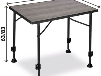 MIZA ZA KAMPIRANJE BRUNNER LINEAR 80, SIVA