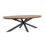 Miza ZELMAR 218X115 antracit, sodobna zunanja miza z elegantnim aluminijastim okvirjem. Prašno barvan auliminij zagotavlja dolgo življenjsko dobo. Medtem, ko