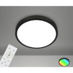 NADGRADNA STROP. SVETILKA BRILONER LED 24W NW RGB ČRNA – crna