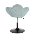 Nastavljiv fotelj FLEUR aquamarin, eleganten fotelj z moderno zasnovo in kakovostno izdelavo. Konstrukcija je izdelana iz kromiranega jekla, ki zagotavlja