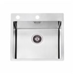 NERJAVNO POMIVALNO KORITO ALVEUS PURE 30, SATIN 515X525 MM