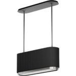 OTOČNA KUHINJSKA NAPA CIARKO DESIGN MONO W, ČRNA