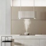 OTOČNA KUHINJSKA NAPA CIARKO DESIGN MONO W, KREMNA – otocna