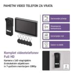 PAMETNI VIDEO DOMOFON EMOS GOSMART SET 7 IP-750A, WIFI – dodatni pogled 2