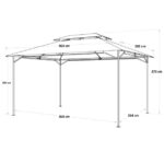 PAVILJON NATERIAL OXIS 300X400 RJAVA – dodatni pogled 1