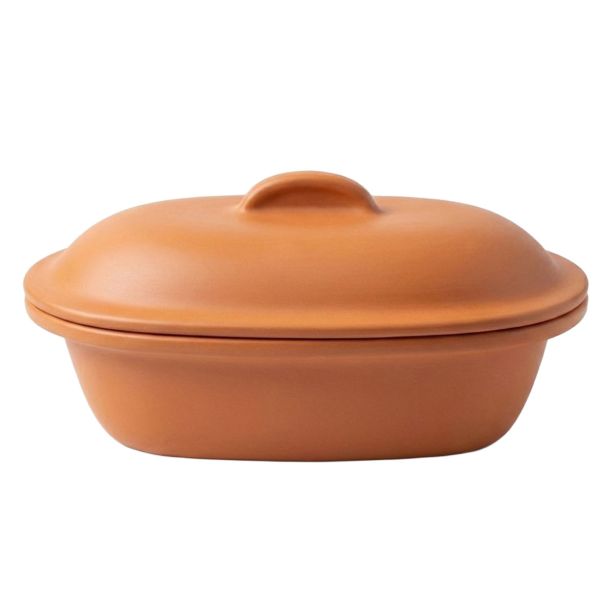 PEKAČ / MODEL ZA PEKO 37X21 CM KERAMIČNI S POKROVOM PR001OT37