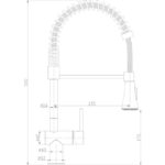 PIPA KUHINJSKA INTER CERAMIC ICF 7561017B ČRNA – crna