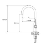 PIPA KUHINJSKA QUADRON JODIE ČRNA – crna