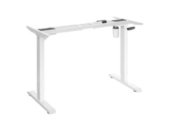 PISALNA MIZA SONGMICS SIT&STAND OKVIR ZA MIZO ELEKTRIČEN BEL