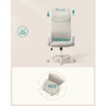 PISALNI STOL SONGMICS OBN034K01 ERGONOMSKI BEŽ – bez