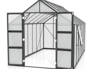 POLIKARBONATNI RASTLINJAK VITAVIA OLYMP 11500 HKP6MM ČRNA 254X257X448