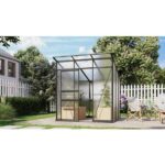 POLIKARBONATNI RASTLINJAK VITAVIA PALMA 4450 HKP 6 MM, ČRNA – crna