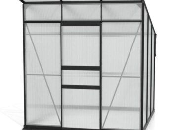 POLIKARBONATNI RASTLINJAK VITAVIA PALMA 4450 HKP 6 MM, ČRNA