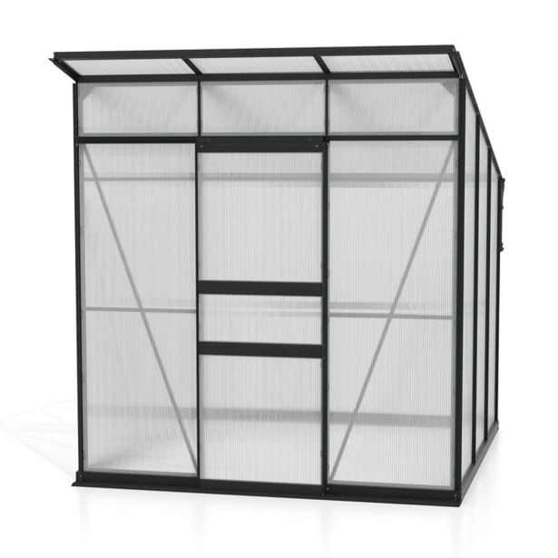 POLIKARBONATNI RASTLINJAK VITAVIA PALMA 4450 HKP 6 MM, ČRNA