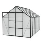 POLIKARBONATNI RASTLINJAK VITAVIA URAN 11500 HKP 4 MM ČRNA 246X257X445