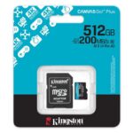 POMNILNIŠKA KARTICA KINGSTON MICRO SDXC 512GB SDCG4 /512GB CANVAS GO PLUS – pomnilniska