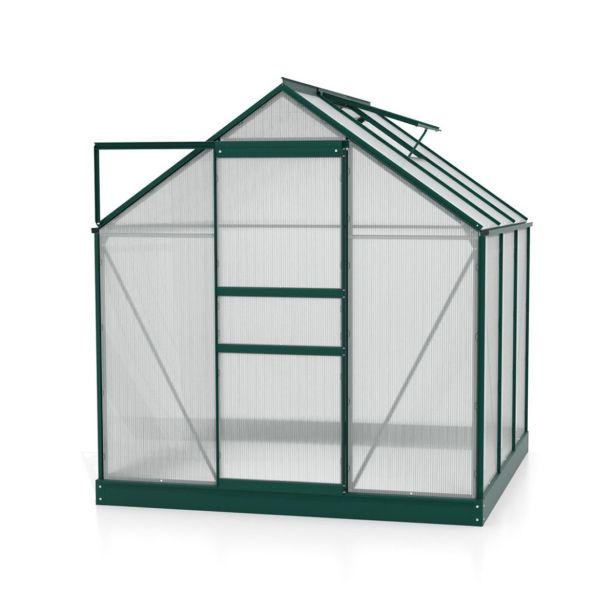 RASTLINJAK, VOLTE PLOŠČE VITAVIA PLANET 3800 HKP 6MM, 1,95X1,95 SMARAGDNA - RASTLINJAK+ OKVIR ZA TEMELJ RASTLINJAK, VOLTE PLOŠČE VITAVIA PLANET 3800 HKP 6MM, 1,95X1,95 SMARAGDNA - RASTLINJAK+ OKVIR ZA TEMELJ