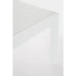 Raztegljiva miza CLIV 135/270X90 bela, izdelana iz prašno barvanega aluminija s poliestrsko zaščito, zagotavlja odlično odpornost in dolgo življenjsko