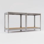 REGAL AR SHELVING 200X100X60 CM 4P/450KG BULLRACK RIVET POCINKAN – 4p450kg