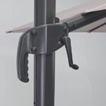 SENČNIK NATERIAL STRAN. AURA 290X390 RJAV ALU, JEKLO, 250G – sencnik