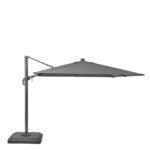 SENČNIK NATERIAL STRAN.SONO II LED 290X290 T.SIV, ALU, JEKLO 250G