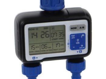 SISTEM ZA ZALIVANJE AQUA CONTROL KRMILNIK ZA VODO DIGITALNI DVOJNI C4115