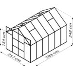 STEKLEN RASTLINJAK VITAVIA URAN 9900 ESG 3 MM ALUMINIJ 246X257X383 – dodatni pogled 1
