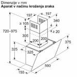 STENSKA KUHINJSKA NAPA BOSCH DWK65DK60 – dodatni pogled 6