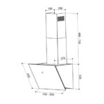 STENSKA KUHINJSKA NAPA FABER VRT BK A60 2LS – dodatni pogled 1
