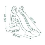 TOBOGAN SMOBY KS Z VODO SREDNJI ZELEN 159X69X100 CM – dodatni pogled 1