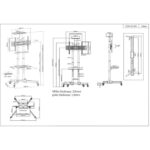 TV NOSILEC / VOZIČEK MANHATTAN 94-178 CM 50 KG – vozicek