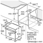 VGRADNA PEČICA BOSCH HBA574BB3 – pecica