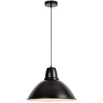 VISEČA SVETILKA RABALUX WILBOUR E24 60W D36 ČRNA – viseca crna