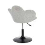 Nastavljiv fotelj FLEUR temno bež, eleganten fotelj z moderno zasnovo in kakovostno izdelavo. Konstrukcija je izdelana iz kromiranega jekla, ki zagotavlja