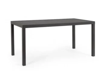 Vrtna miza HILDE 150X80 antracit je narejena iz prašno barvanega aluminija. Material: - Aluminij Barve: - Antracit Dimenzije: širina: 150 cm globina: 80 cm