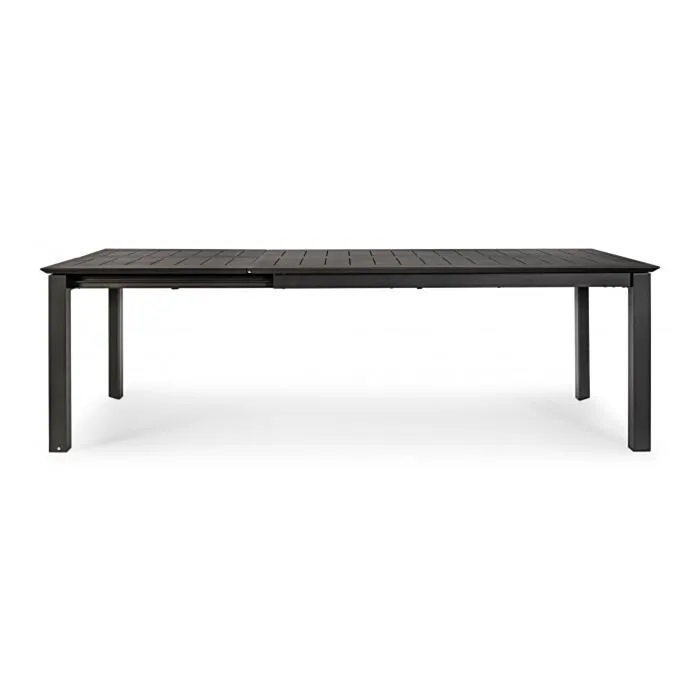 Vrtna miza KONNOR 160-240X100, v antracit barvi. Je raztegljiva iz 160 cm na 240 cm. Okvir mize je iz aluminija, ki je prašno barvan. Barva: antracit