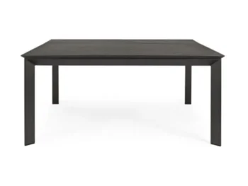 Vrtna miza KONNOR 160X110/160, v antracit barvi. Se raztegne po širini iz 110 cm na 160 cm. Okvir mize je iz aluminija, ki je prašno barvan. Barva: antracit