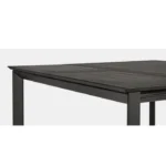 Vrtna miza KONNOR 160X110/160, v antracit barvi. Se raztegne po širini iz 110 cm na 160 cm. Okvir mize je iz aluminija, ki je prašno barvan. Barva: antracit