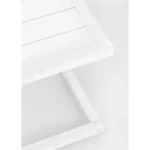 Vrtna mizica HILDE 40x40 bela je narejena iz aluminija in je prašno barvana (poliester). Material: - Aluminij Barva: - Bela Dimenzije: - Širina: 40 cm -