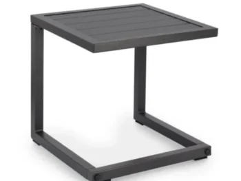 Vrtna klubska mizica HILDE 40 x 40 antracit je narejena iz aluminija in je prašno barvana (poliester). Material: - Aluminij Barva: - Antracit Dimenzije: -